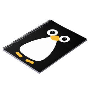 Cute Vector Penguin Notebook