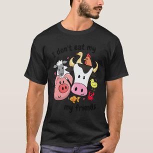 Cute Vegan Anti Animal Cruelty Animal Rights Anima T-Shirt