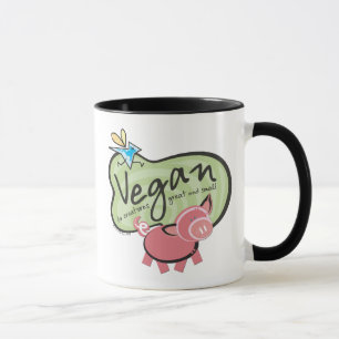 Cute Vegan Message Mug