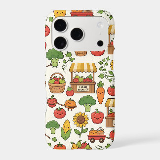 Cute Vegetable Basket iPhone 17 Case