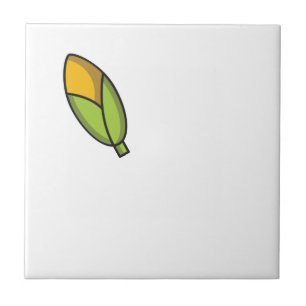 Cute vegetables corn pattern tile