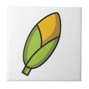 Cute vegetables corn pattern tile