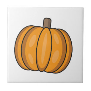 Cute vegetables pumpkin  pattern  tile