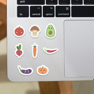 Cute Vegetables Stickers Set
