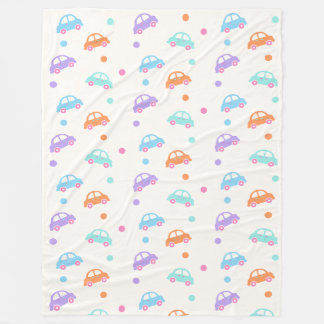 Cute Vehicle Seamless Design Fleece Blanket