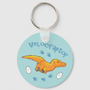 Cute Velociraptor Key Ring