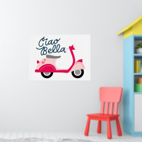Cute Vespa Scooter Ciao Bella