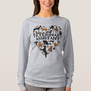 Cute vet clinic staff veterinary assistant T-Shirt