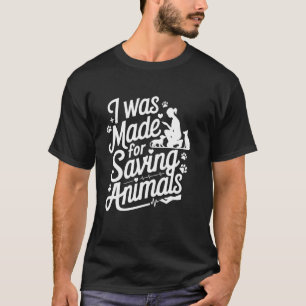 Cute Veterinarian Vet Tech Veterinary Animal Rescu T-Shirt