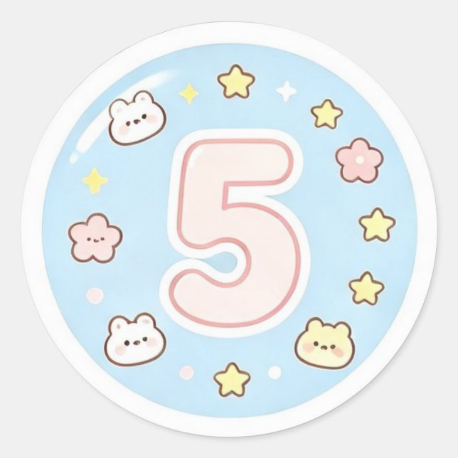 Cute Vibe Shaka Hand Sign Sticker Sheet (Front)