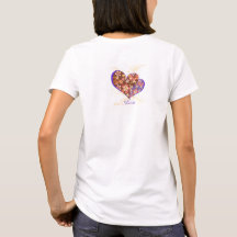Cute vibrant floral retro heart ♡