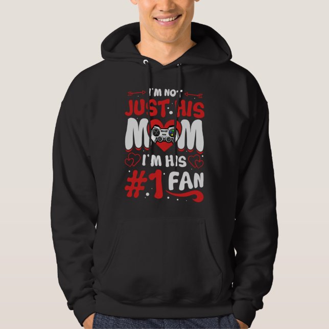 Cute Video Game Player Mom Mother s Day Sport Fan  Hoodie (Front)