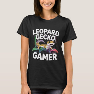 Cute Video Games Lizard Reptile Leopard Gecko Game T-Shirt