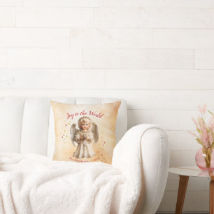 Cute Vintage Angel Christmas Cushion