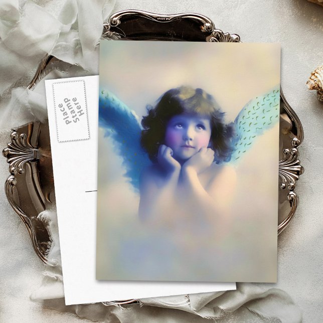 Cute Vintage Angel Postcard (Creator Uploaded)