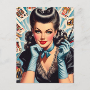 Cute Vintage Cards Pin Up
