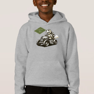 Cute vintage cartoon turtle racer Tri-Blend shirts