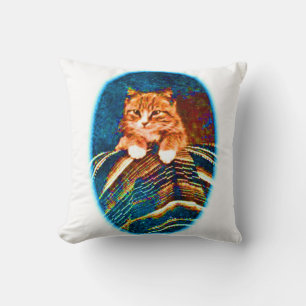 CUTE VINTAGE CAT CUSHION