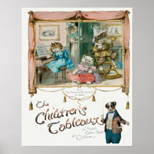 Cute Vintage Cats Poster