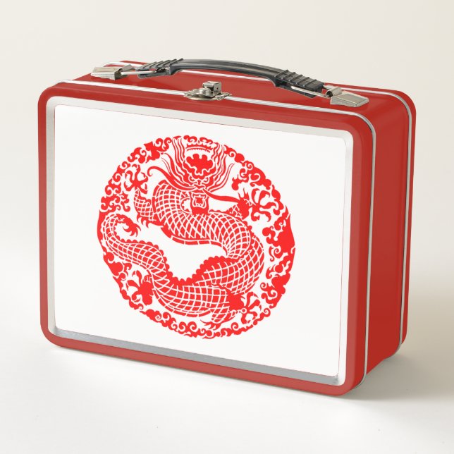 Cute Vintage Chinese Dragon box (Front)