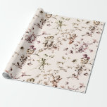 Cute Vintage Cupid Angels Floral Toile Beige Wrapping Paper<br><div class="desc">Cute and sweet innocent winged chubby baby cherub angels and flowers in beige tones, toile de jouy style, perfect for Valentine's day, Christmas, birthday, baby shower, anniversary and wedding or any other occasion. The Cupids (which are also known as cherubs) are iconic angelic childlike beings that traditionally are known as...</div>