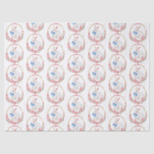 Cute Vintage Easter Bunny Decoupage Tissue Paper
