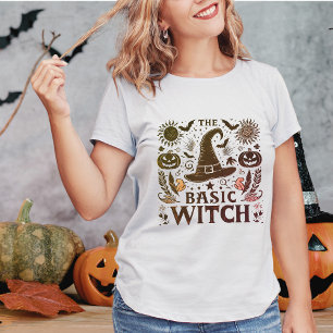 Cute Vintage Enchanting Cottagecore Witch Womens T-Shirt