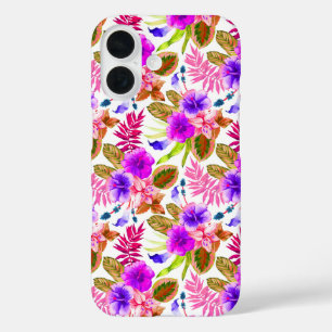Cute vintage floral patterns iPhone 16 case