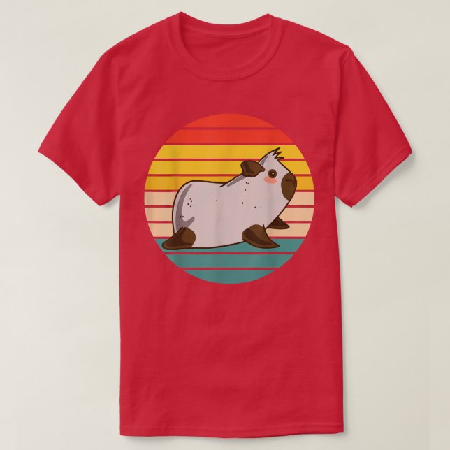 Cute Vintage Guinea Pig  T-Shirt (Design Front)