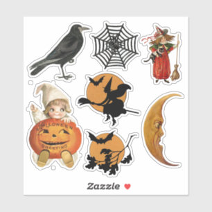Cute Vintage Halloween Sticker