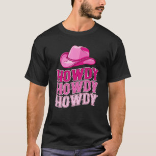 Cute Vintage Howdy Rodeo Western Country Southern T-Shirt