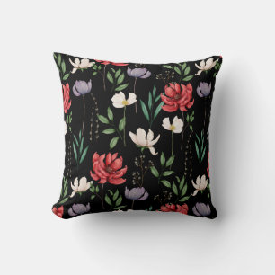 Cute Vintage Inspired Floral Pattern Cushion
