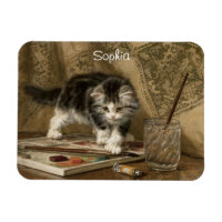 Cute Vintage Kitten Art, Name