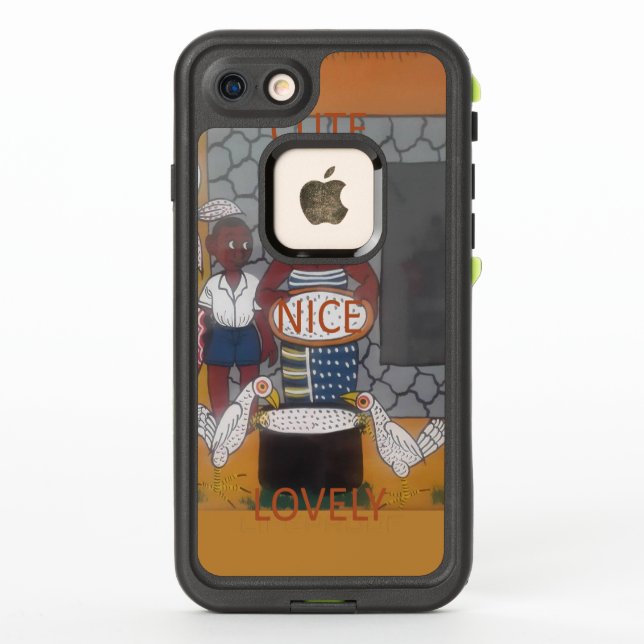 Cute Vintage latest African Style LifeProof iPhone Case (Back)