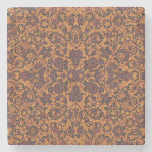 Cute vintage paisley patterns stone coaster