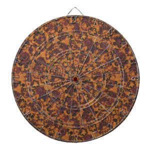 Cute vintage paisley seamless patterns design dartboard