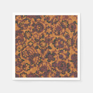 Cute vintage paisley seamless patterns design napkin