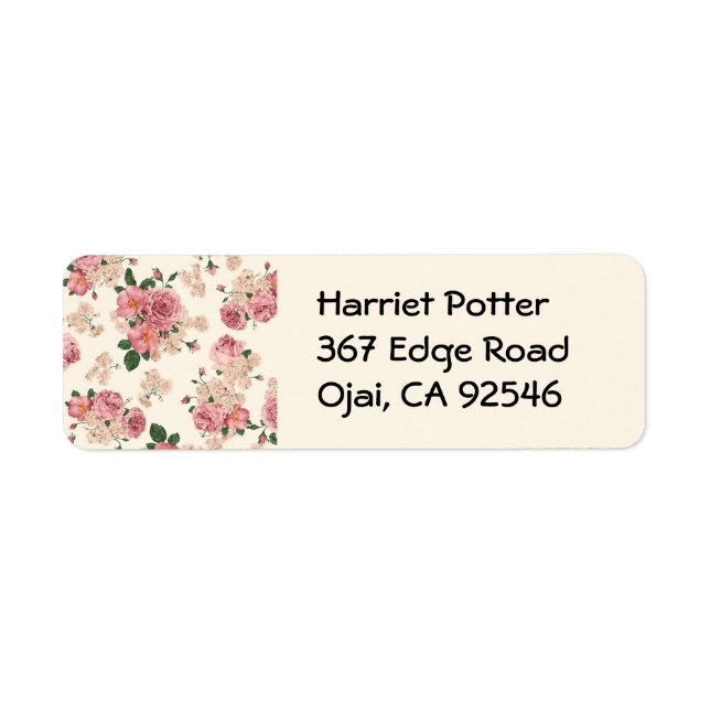 Cute Vintage Rose Wallpaper Beautiful Floral (Front)