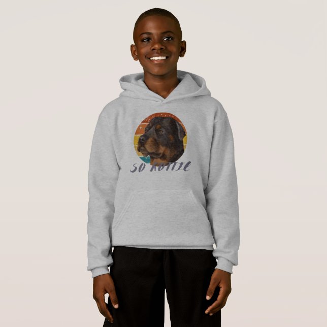 Cute Vintage Rottie Rottweiler Dog Animal Pet Love (Front Full)