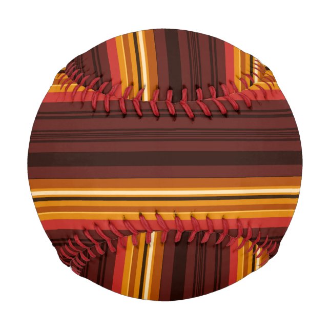 Cute vintage stripes baseball (Front)