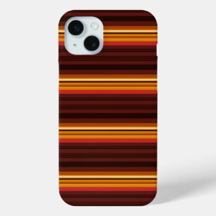 Cute vintage stripes iPhone 15 mini case