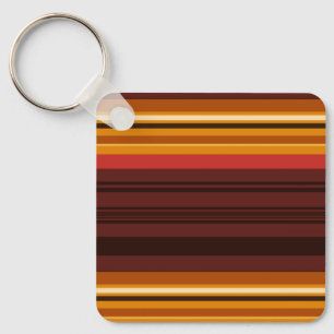 Cute vintage stripes key ring