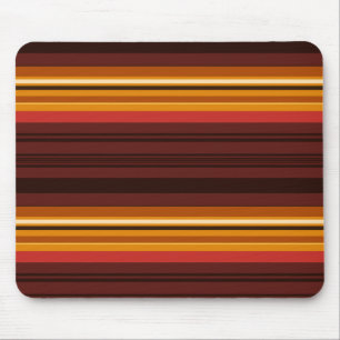 Cute vintage stripes mouse mat