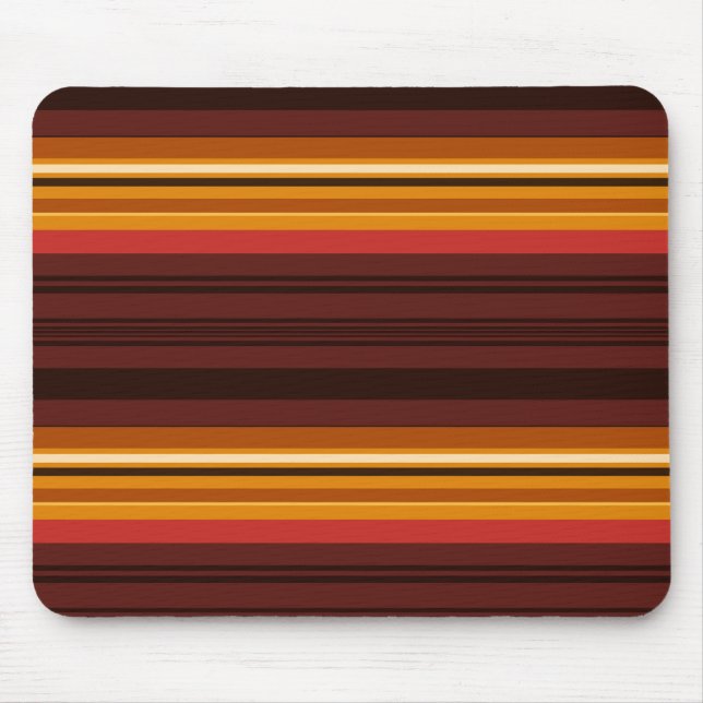 Cute vintage stripes mouse mat (Front)