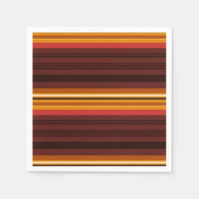 Cute vintage stripes napkin (Front)