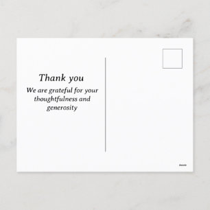 Cute vintage tabby Cat Christmas Thank you Holiday Postcard