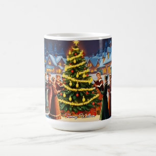 Cute Vintage Traditional Christmas Coffee Mug