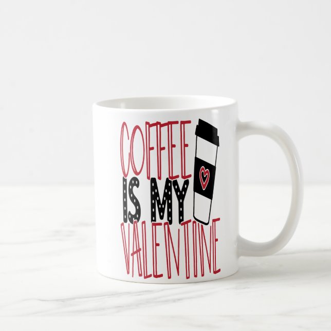 Cute Vintage Valentine's Day Coffee Mug (Right)