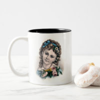 Cute Vintage Victorian Flower Girl