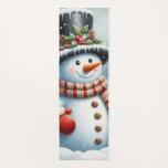Cute, Vintage/Whimsical Christmas/winter snowman Yoga Mat<br><div class="desc">.</div>